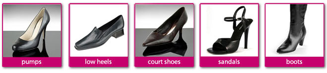 shoe range for Catwalk insoles